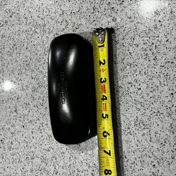 COACH New York Black Hard Clamshell Eyeglass Sunglass Case - Picture 4 of 6
